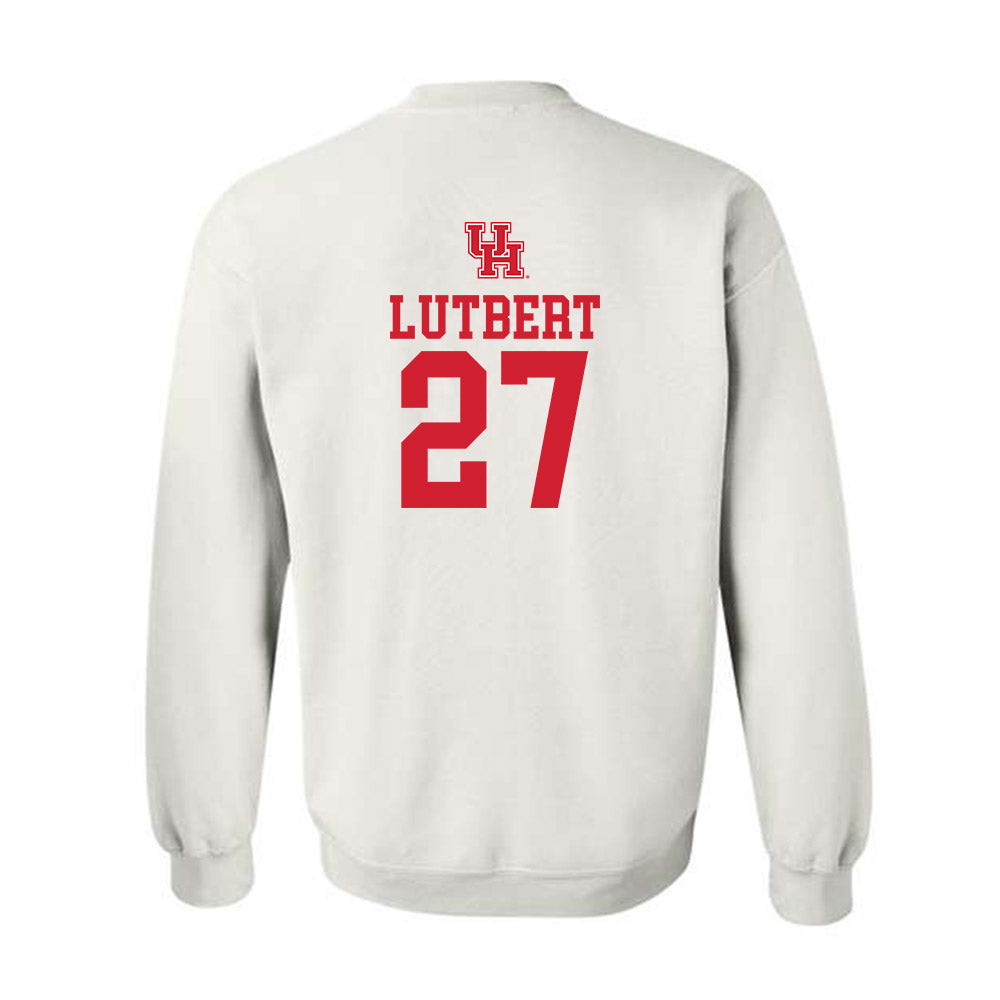 Houston - NCAA Women's Basketball : Elodie Lutbert - Sports Shersey Crewneck Sweatshirt-1