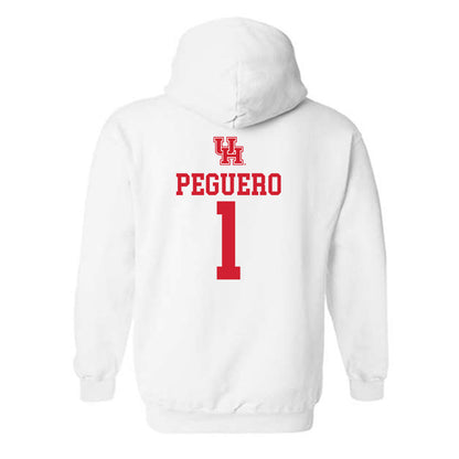 Houston - NCAA Women's Basketball : Briana Peguero - Sports Shersey Hooded Sweatshirt-1