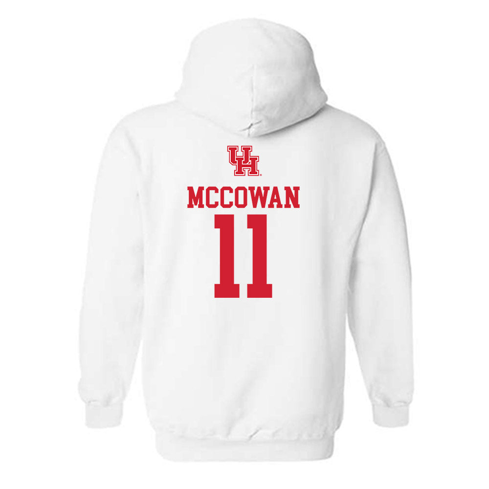 Houston - NCAA Women's Basketball : Raegan Mccowan - Sports Shersey Hooded Sweatshirt-1