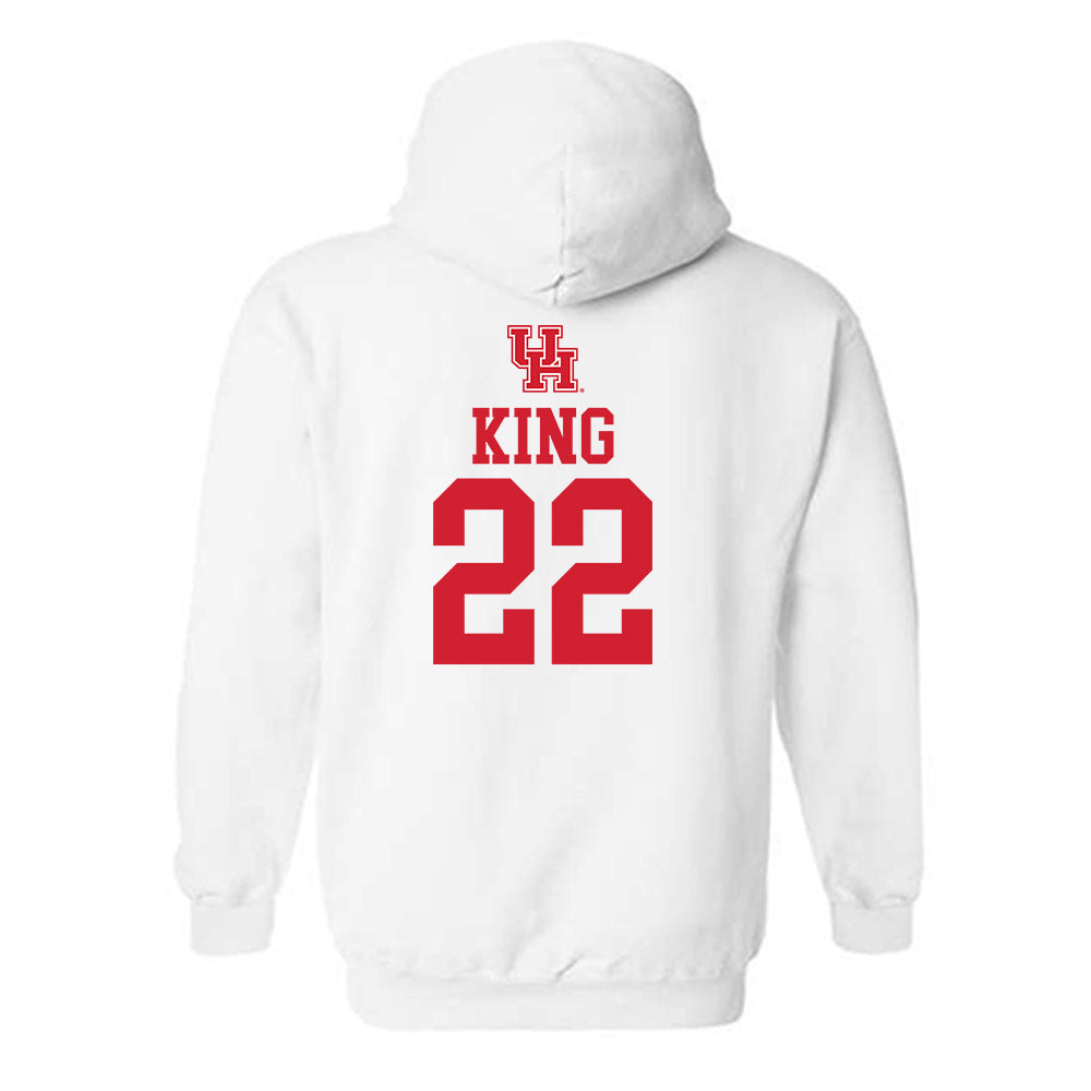 Houston - NCAA Women's Basketball : Kayla King - Sports Shersey Hooded Sweatshirt-1