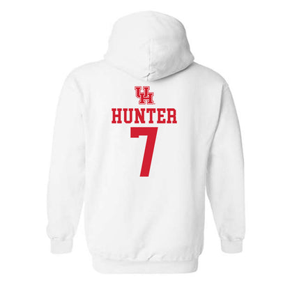 Houston - NCAA Women's Basketball : Kyndall Hunter - Sports Shersey Hooded Sweatshirt-1