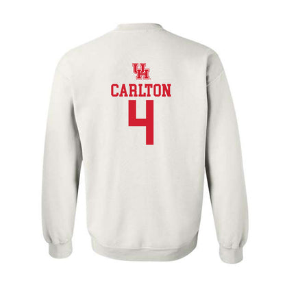 Houston - NCAA Women's Basketball : Madison Carlton - Sports Shersey Crewneck Sweatshirt-1