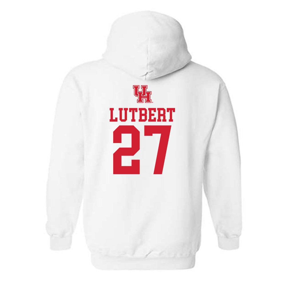 Houston - NCAA Women's Basketball : Elodie Lutbert - Sports Shersey Hooded Sweatshirt-1