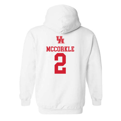 Houston - NCAA Women's Basketball : Alyvia McCorkle - Sports Shersey Hooded Sweatshirt-1
