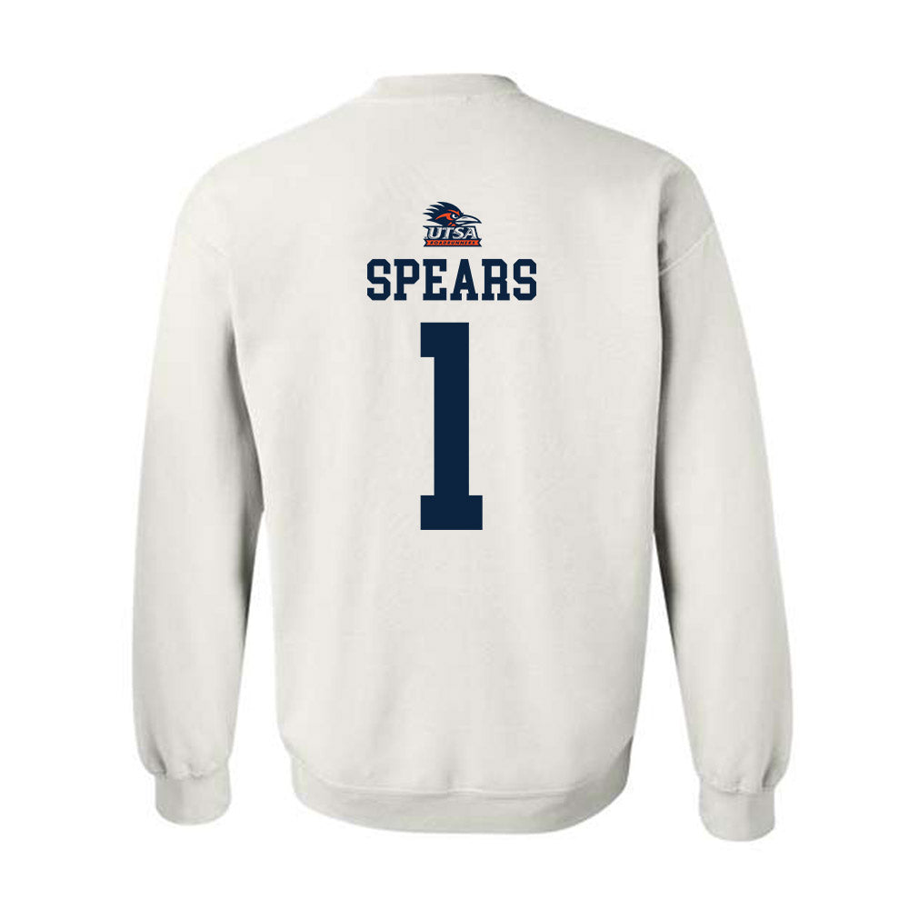 UTSA - NCAA Men's Basketball : Amir Spears - Generic Sports Crewneck Sweatshirt-1