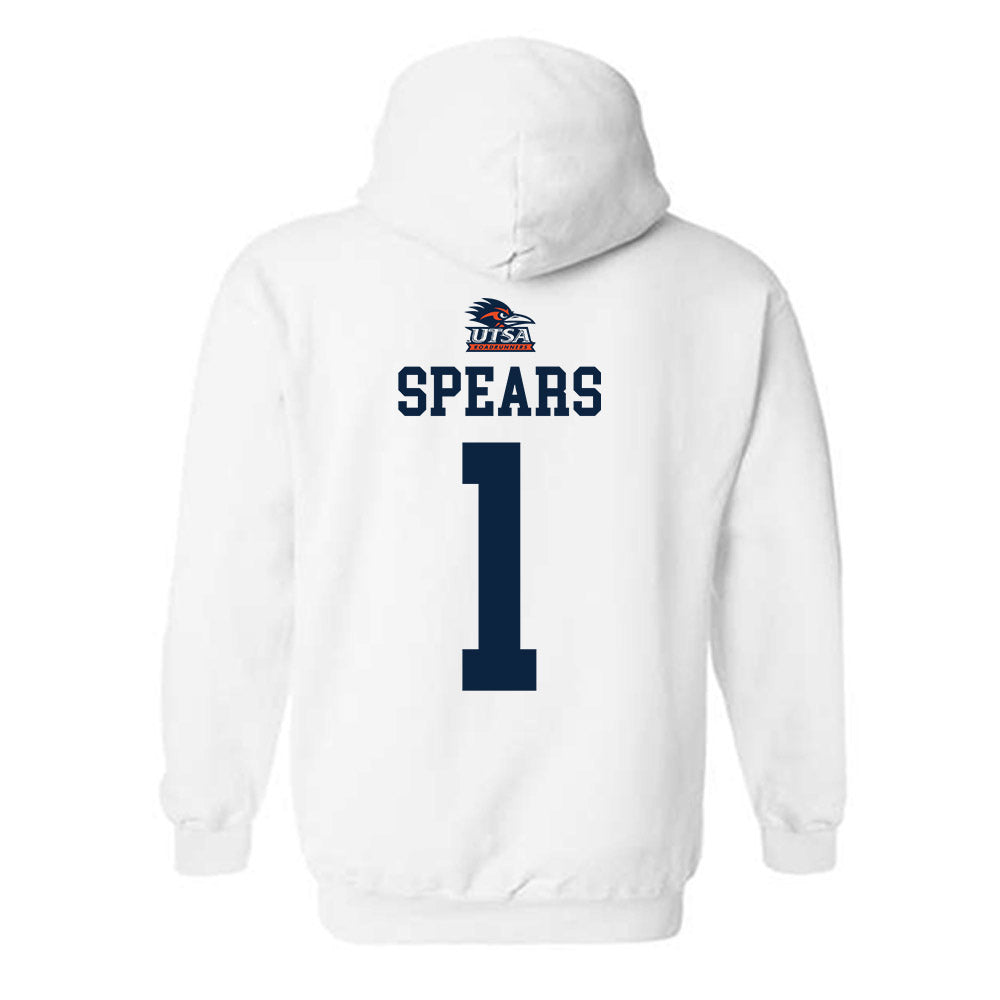 UTSA - NCAA Men's Basketball : Amir Spears - Generic Sports Hooded Sweatshirt-1