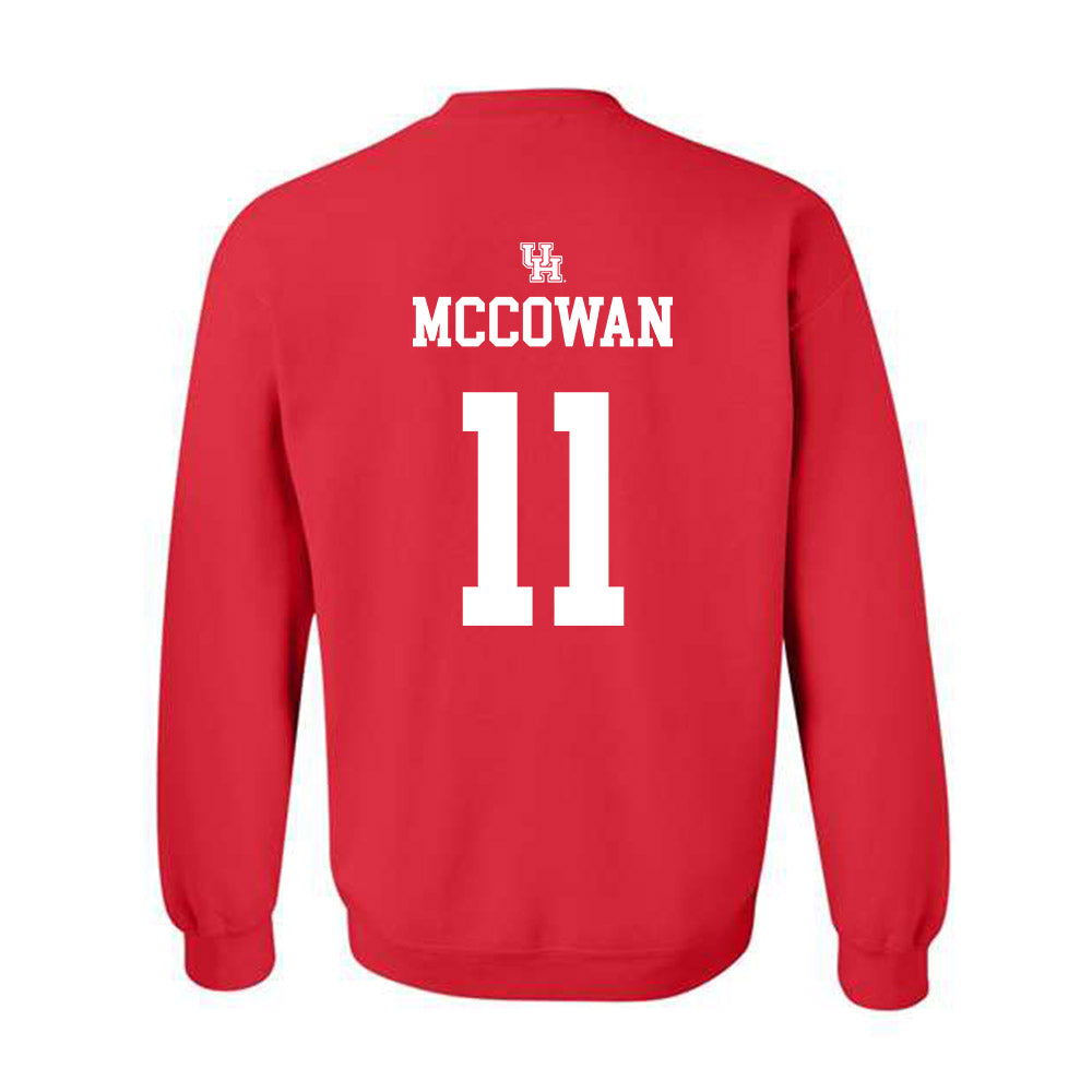 Houston - NCAA Women's Basketball : Raegan Mccowan - Sports Shersey Crewneck Sweatshirt-1