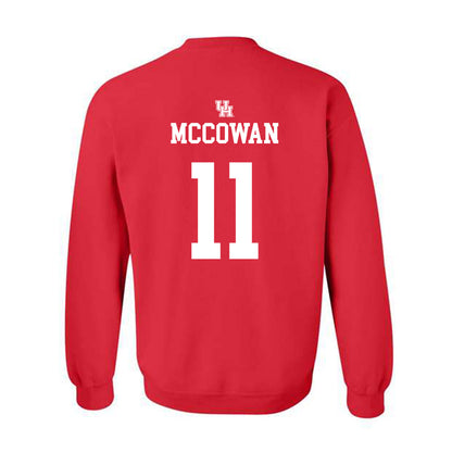 Houston - NCAA Women's Basketball : Raegan Mccowan - Sports Shersey Crewneck Sweatshirt-1