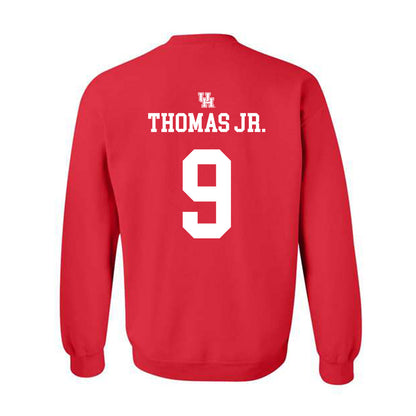 Houston - NCAA Men's Basketball : Dedan Thomas Jr. - Sports Shersey Crewneck Sweatshirt-1