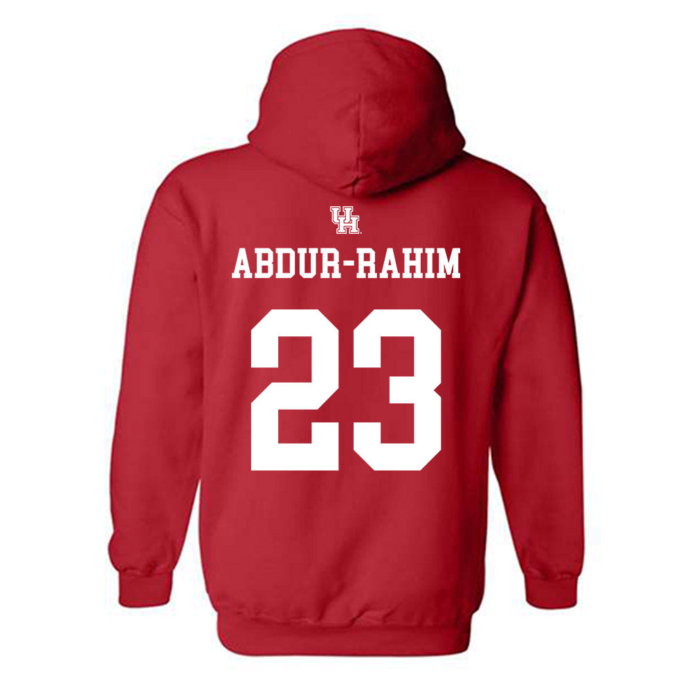 Houston - NCAA Women's Basketball : Amirah Abdur-Rahim - Sports Shersey Hooded Sweatshirt-1
