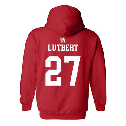 Houston - NCAA Women's Basketball : Elodie Lutbert - Sports Shersey Hooded Sweatshirt-1