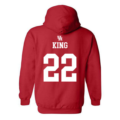 Houston - NCAA Women's Basketball : Kayla King - Sports Shersey Hooded Sweatshirt-1