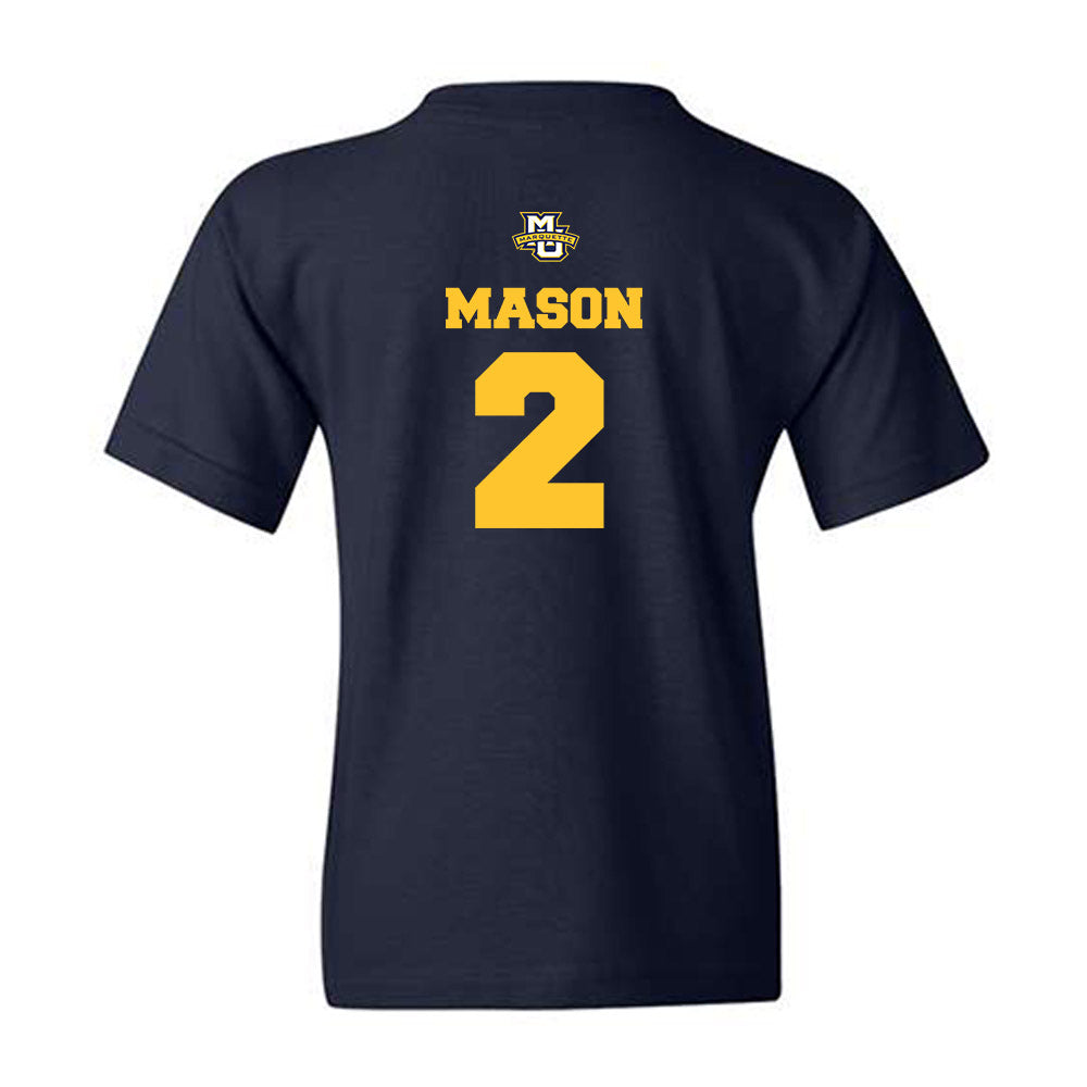 Marquette - NCAA Women's Basketball : Jaidynn Mason - Sports Shersey Youth T-Shirt-1