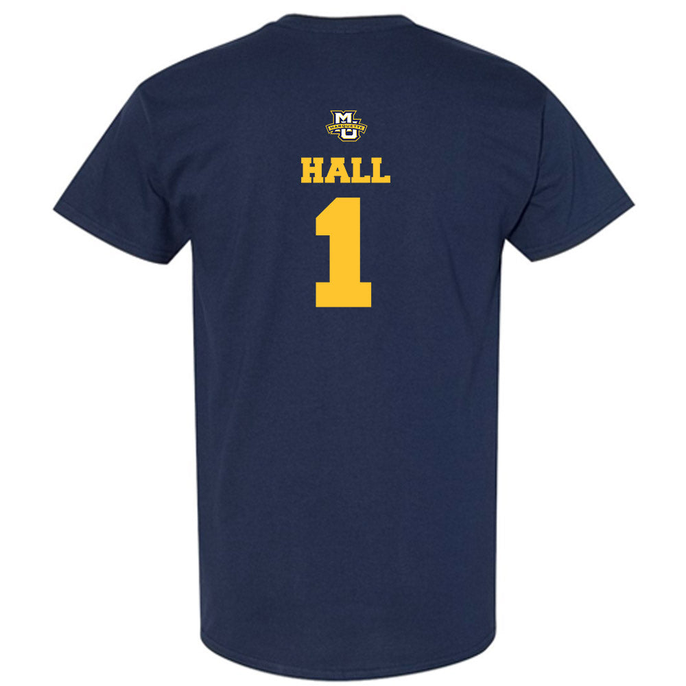 Marquette - NCAA Women's Basketball : Brooklyn Hall - Sports Shersey T-Shirt-1