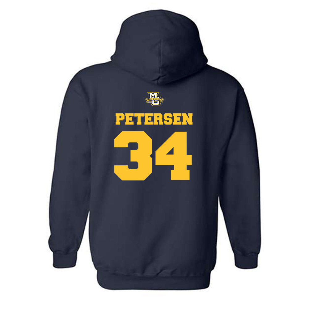 Marquette - NCAA Women's Basketball : Kayl Petersen - Sports Shersey Hooded Sweatshirt-1
