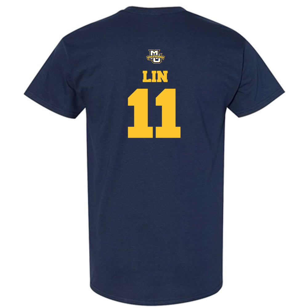 Marquette - NCAA Women's Basketball : Yuhan Lin - Sports Shersey T-Shirt-1