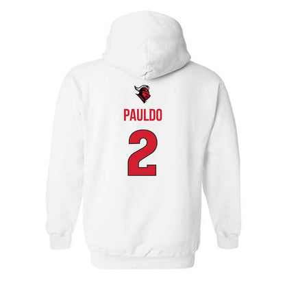 Rutgers - NCAA Women's Basketball : Mya Pauldo - Sport Shersey Hooded Sweatshirt-1