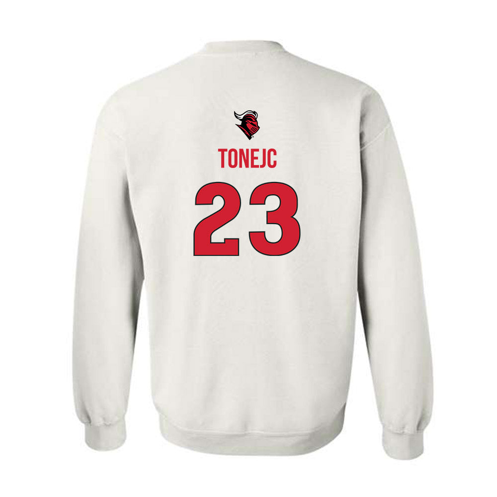 Rutgers - NCAA Men's Basketball : Martin Tonejc - Sport Shersey Crewneck Sweatshirt-1