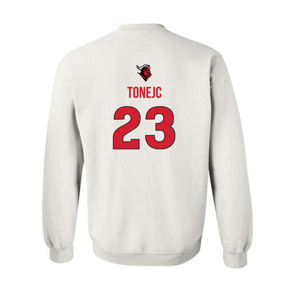 Rutgers - NCAA Men's Basketball : Martin Tonejc - Sport Shersey Crewneck Sweatshirt-1