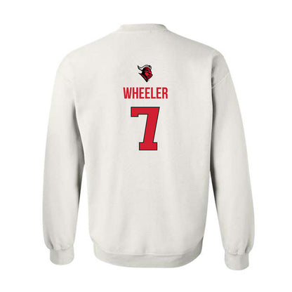 Rutgers - NCAA Women's Basketball : Precious Gem Wheeler - Sport Shersey Crewneck Sweatshirt-1