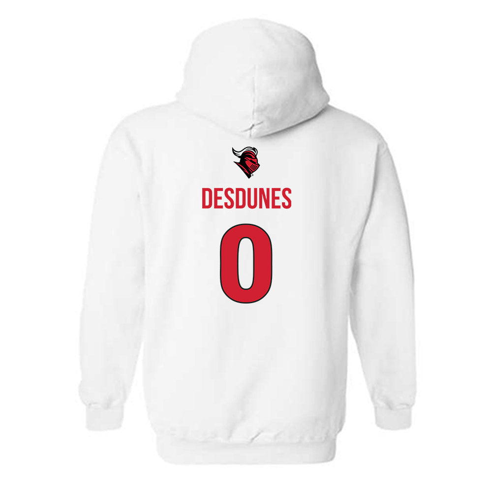 Rutgers - NCAA Women's Basketball : Chikae Desdunes - Sport Shersey Hooded Sweatshirt-1