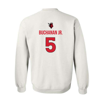 Rutgers - NCAA Men's Basketball : Darren Buchanan Jr. - Sport Shersey Crewneck Sweatshirt-1