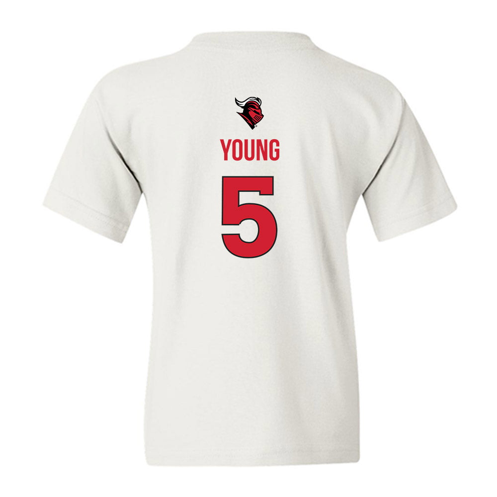 Rutgers - NCAA Women's Basketball : Deja Young - Sport Shersey Youth T-Shirt-1