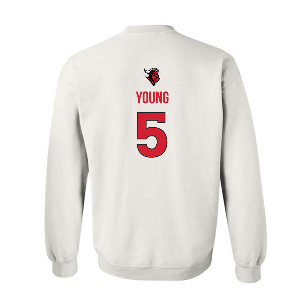 Rutgers - NCAA Women's Basketball : Deja Young - Sport Shersey Crewneck Sweatshirt-1