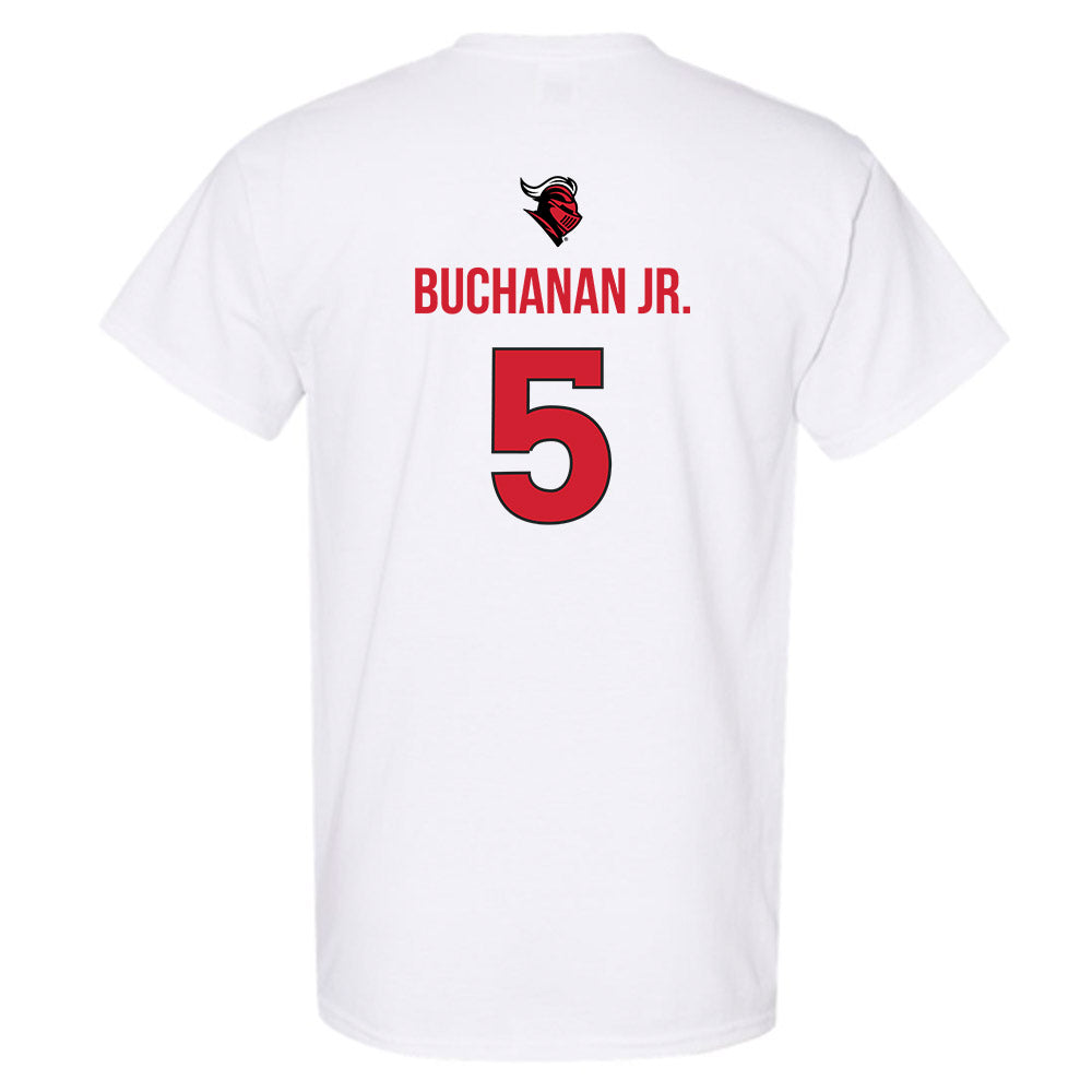 Rutgers - NCAA Men's Basketball : Darren Buchanan Jr. - Sport Shersey T-Shirt-1