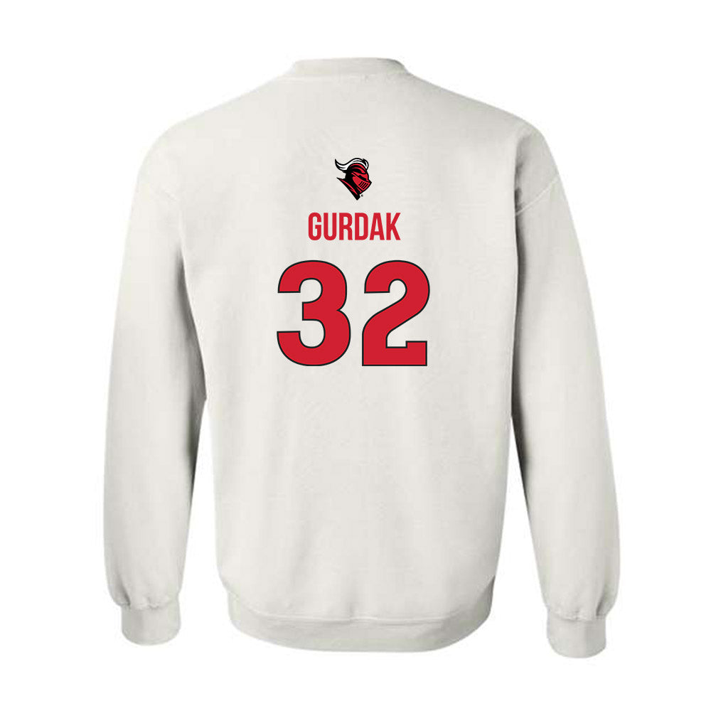 Rutgers - NCAA Men's Basketball : Christian Gurdak - Sport Shersey Crewneck Sweatshirt-1