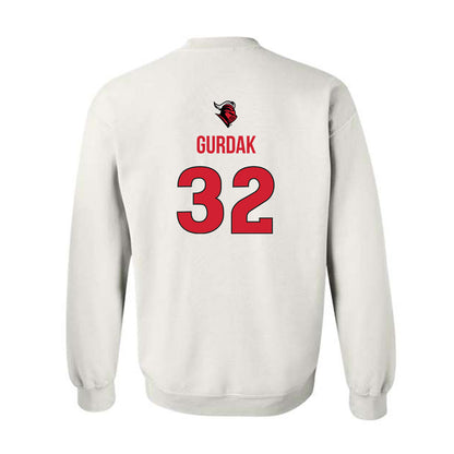 Rutgers - NCAA Men's Basketball : Christian Gurdak - Sport Shersey Crewneck Sweatshirt-1