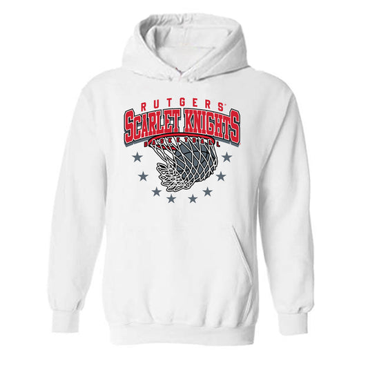Rutgers - NCAA Men's Basketball : Darren Buchanan Jr. - Sport Shersey Hooded Sweatshirt-0