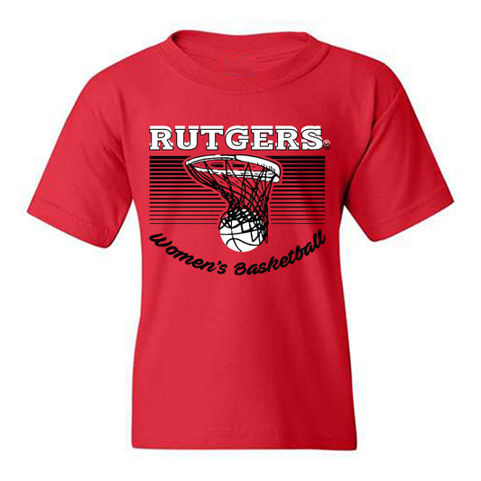 Rutgers - NCAA Women's Basketball : Deja Young - Youth T-Shirt-0