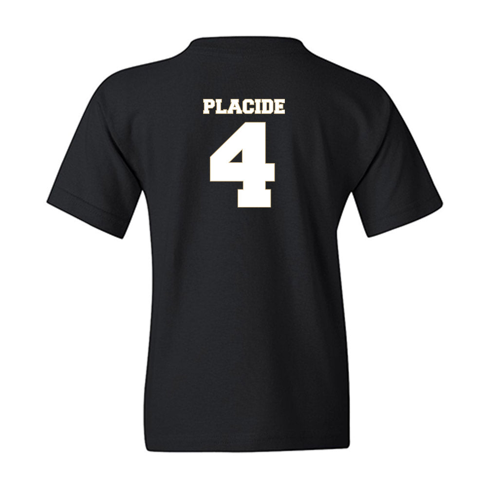 Wake Forest - NCAA Men's Basketball : Gavin Placide - Generic Sports Shersey Youth T-Shirt-1