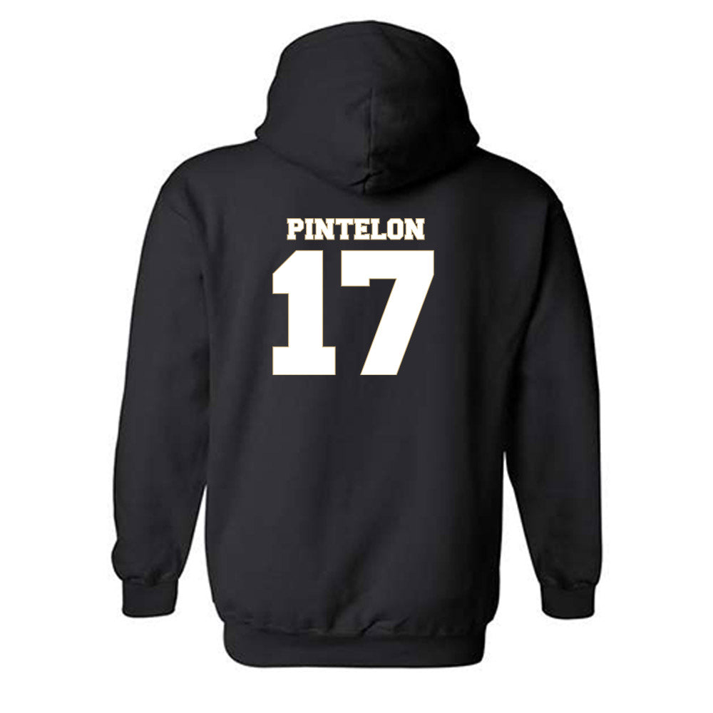 Wake Forest - NCAA Men's Basketball : Xander Pintelon - Generic Sports Shersey Hooded Sweatshirt-1