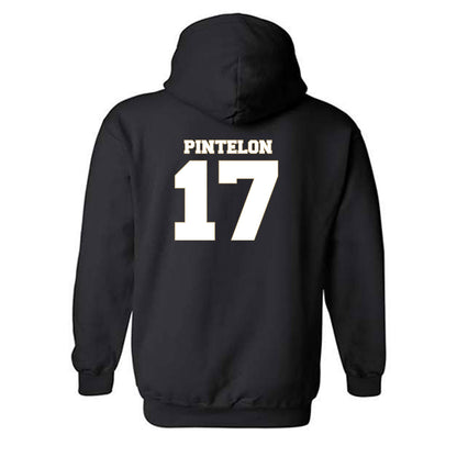 Wake Forest - NCAA Men's Basketball : Xander Pintelon - Generic Sports Shersey Hooded Sweatshirt-1