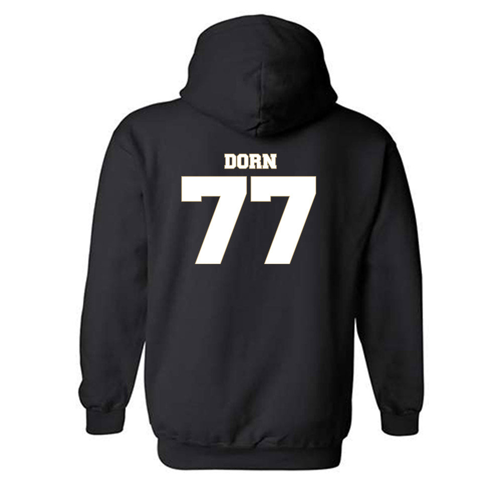 Wake Forest - NCAA Men's Basketball : Antonio Dorn - Generic Sports Shersey Hooded Sweatshirt-1