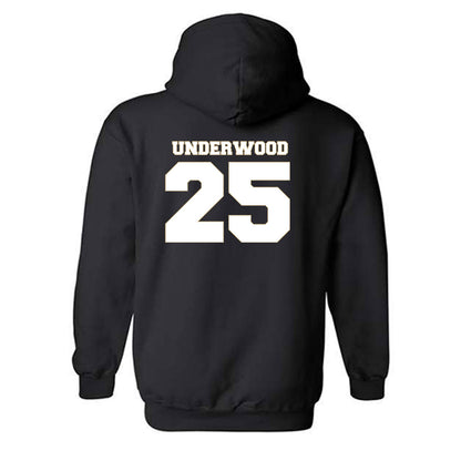 Wake Forest - NCAA Men's Basketball : Will Underwood - Generic Sports Shersey Hooded Sweatshirt-1
