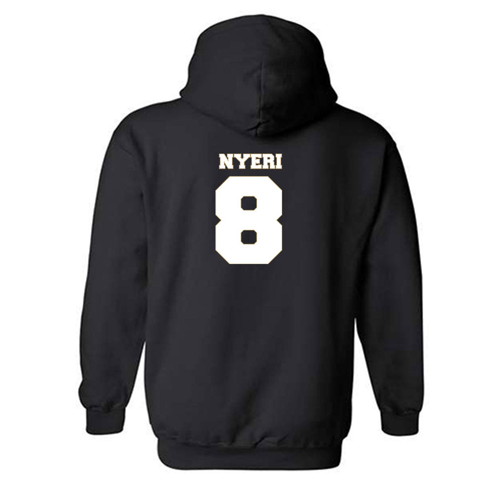 Wake Forest - NCAA Men's Basketball : Ring Nyeri - Generic Sports Shersey Hooded Sweatshirt-1