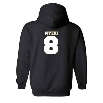 Wake Forest - NCAA Men's Basketball : Ring Nyeri - Generic Sports Shersey Hooded Sweatshirt-1