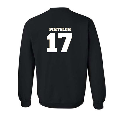 Wake Forest - NCAA Men's Basketball : Xander Pintelon - Generic Sports Shersey Crewneck Sweatshirt-1