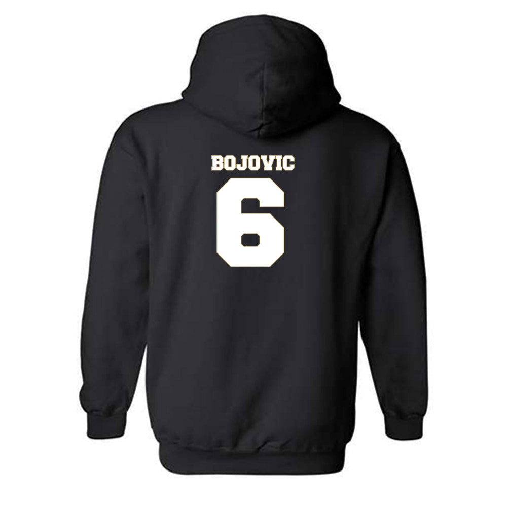 Wake Forest - NCAA Men's Basketball : Lukas Bojovic - Generic Sports Shersey Hooded Sweatshirt-1