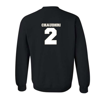 Wake Forest - NCAA Men's Basketball : Vincent Chaudhri - Generic Sports Shersey Crewneck Sweatshirt-1