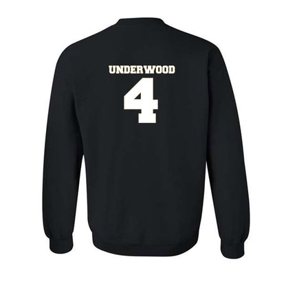 Wake Forest - NCAA Men's Basketball : Will Underwood - Generic Sports Shersey Crewneck Sweatshirt-1