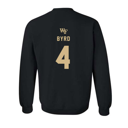 Wake Forest - NCAA Women's Basketball : Ramiyah Byrd - Generic Sports Shersey Crewneck Sweatshirt-1
