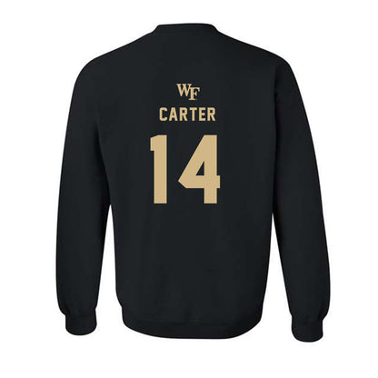 Wake Forest - NCAA Women's Basketball : Mary Carter - Generic Sports Shersey Crewneck Sweatshirt-1