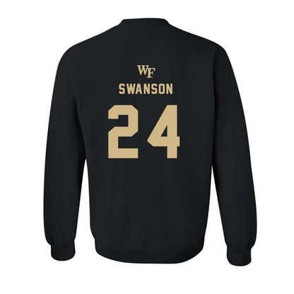 Wake Forest - NCAA Women's Basketball : Mckenzie Swanson - Generic Sports Shersey Crewneck Sweatshirt-1