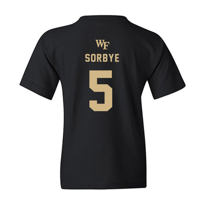 Wake Forest - NCAA Women's Basketball : Aurora Sorbye - Generic Sports Shersey Youth T-Shirt-1