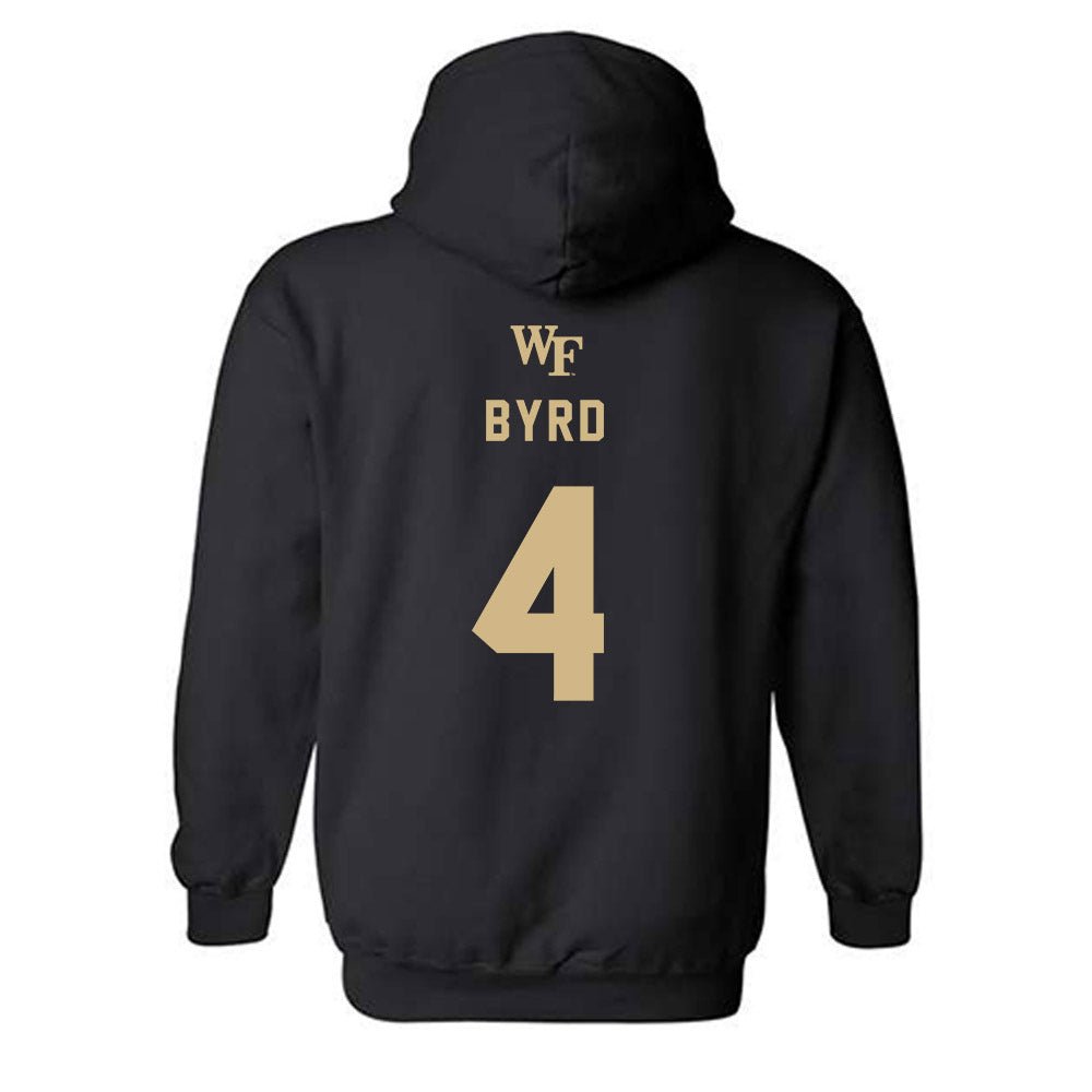 Wake Forest - NCAA Women's Basketball : Ramiyah Byrd - Generic Sports Shersey Hooded Sweatshirt-1