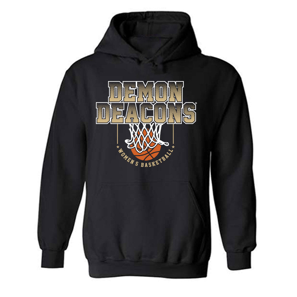 Wake Forest - NCAA Women's Basketball : Mary Carter - Generic Sports Shersey Hooded Sweatshirt-0